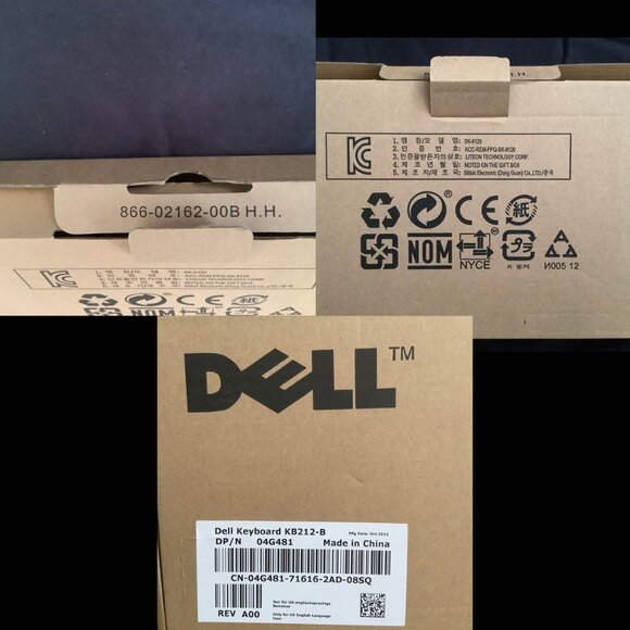 NIB - Dell KB212-B Wired Quiet-Key Low-Profile Keyboard with USB Cable - Picture 10 of 11